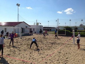 beach volley training