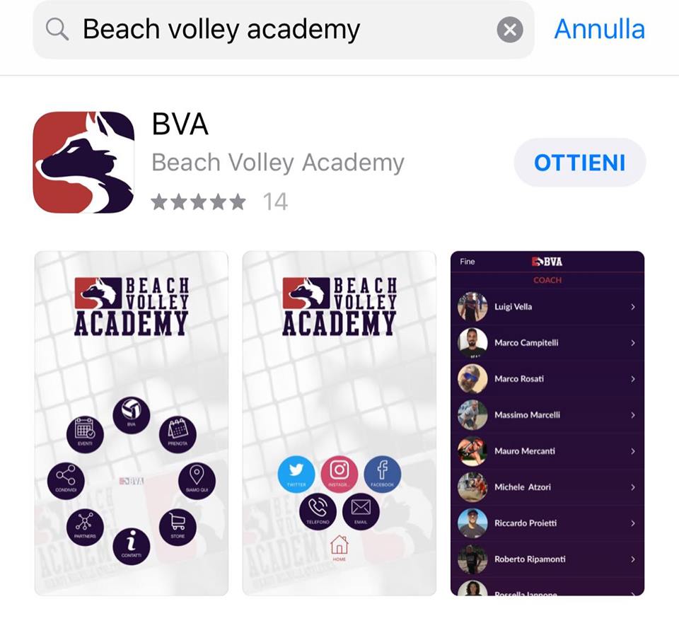 App Beach Volley Academy